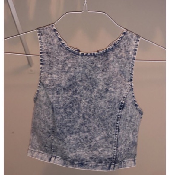 Jean crop top - Picture 1 of 2